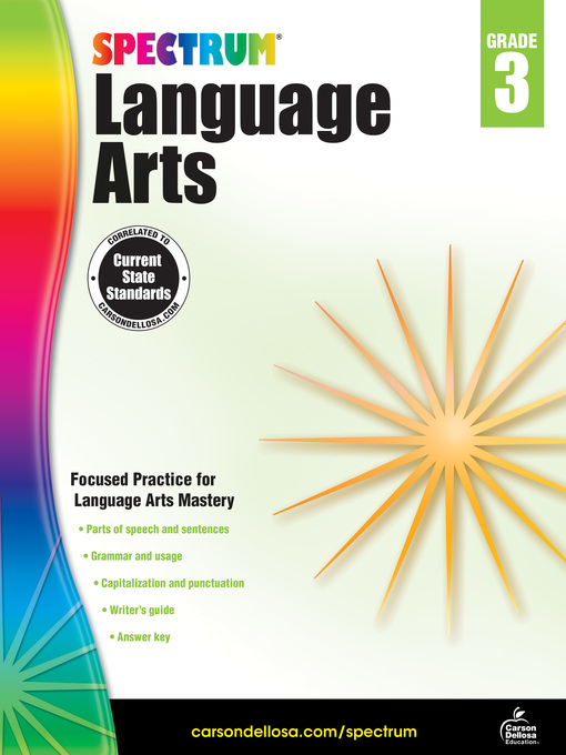 Cover image for Spectrum Language Arts, Grade 3